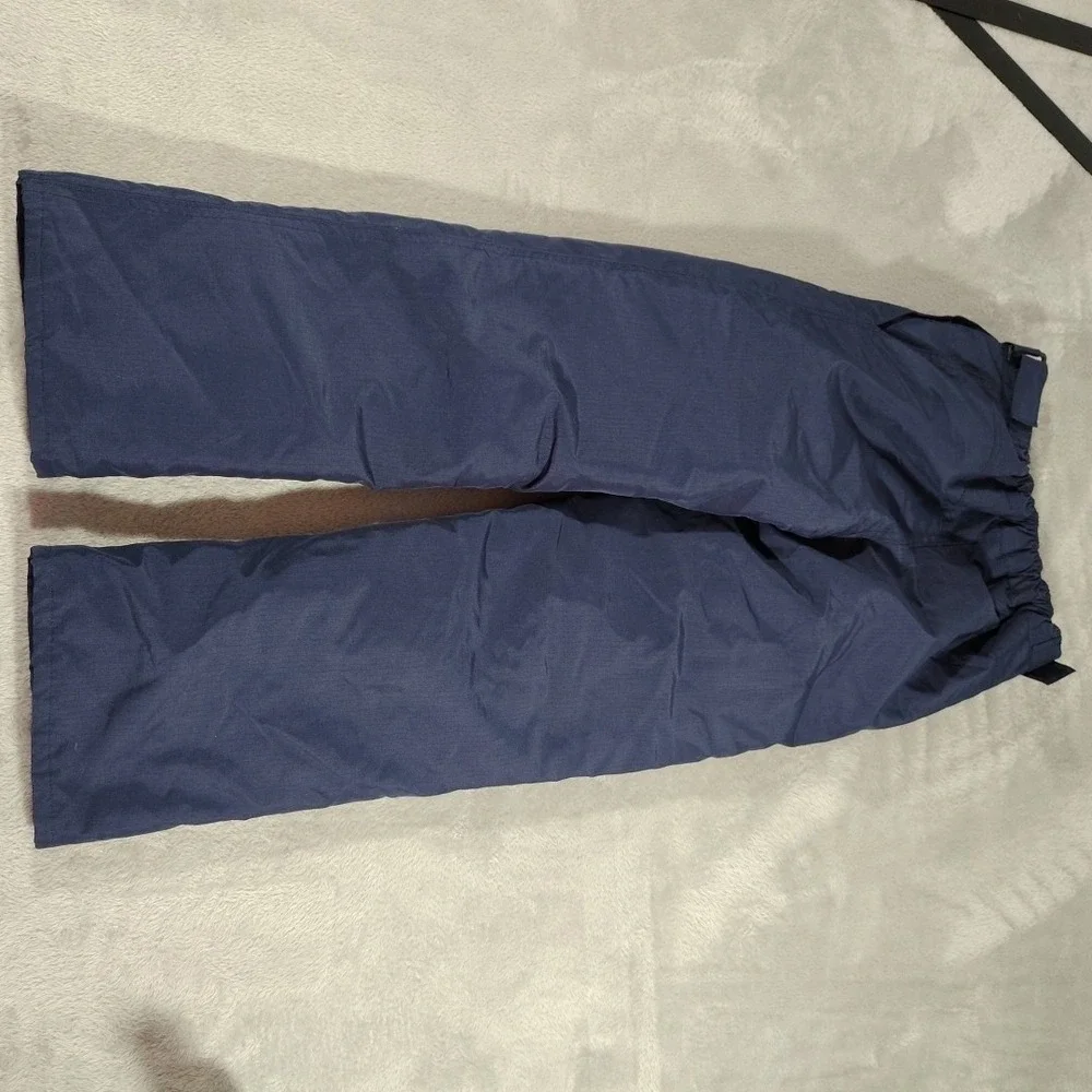 Childrens Place Snow Pants Kids 8 Navy Adjustable Waist Insulated Skiing Sleding
